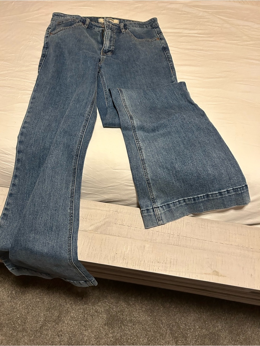 Rock n Roll  Light Wash Blue Denim Jeans